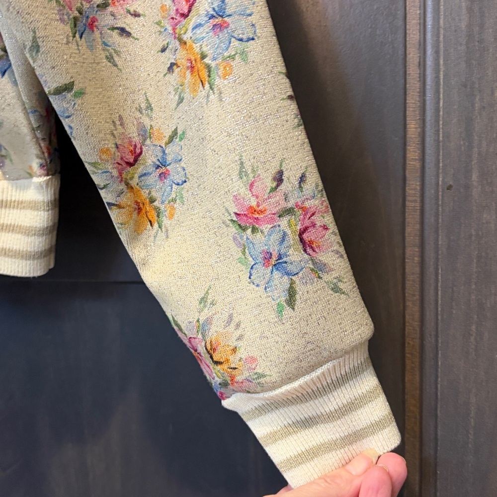 Anthropologie Maeve Floral Knit Jacket - Picture 6 of 10